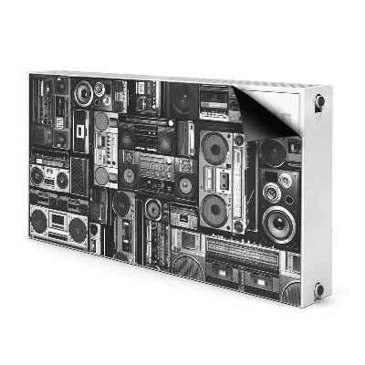 Magnetisk radiatorkåpa Old school boom box