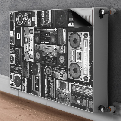 Magnetisk radiatorkåpa Old school boom box