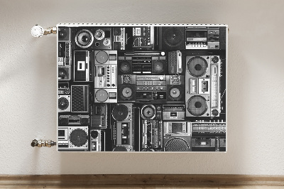 Magnetisk radiatorkåpa Old school boom box
