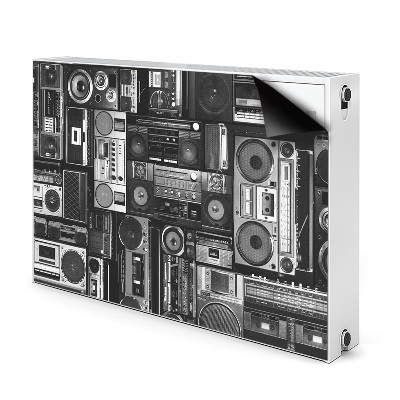 Magnetisk radiatorkåpa Old school boom box