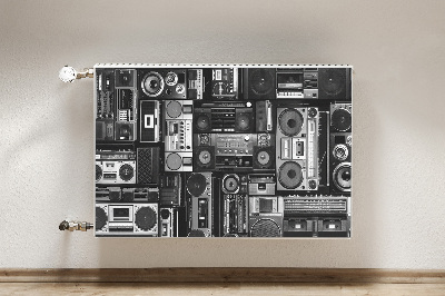 Magnetisk radiatorkåpa Old school boom box