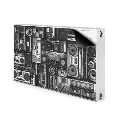 Magnetisk radiatorkåpa Old school boom box