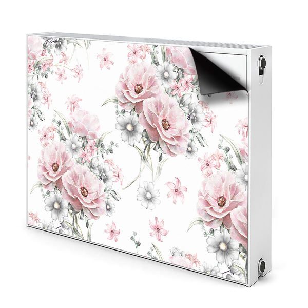 Magnetisk radiatorkåpa Blommor