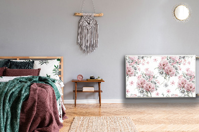 Magnetisk radiatorkåpa Blommor