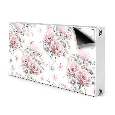 Magnetisk radiatorkåpa Blommor