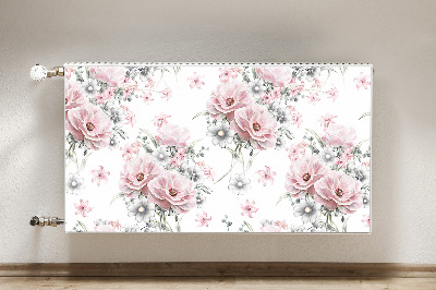 Magnetisk radiatorkåpa Blommor
