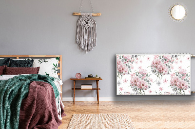 Magnetisk radiatorkåpa Blommor
