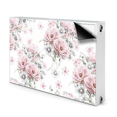Magnetisk radiatorkåpa Blommor