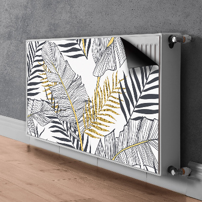 Magnetisk radiatorkåpa Palmblad