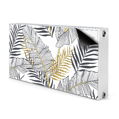 Magnetisk radiatorkåpa Palmblad