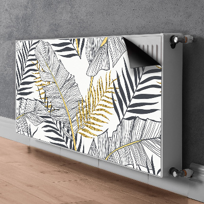 Magnetisk radiatorkåpa Palmblad