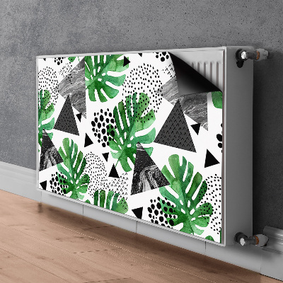 Magnetisk radiatorkåpa Abstrakt djungel