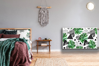 Magnetisk radiatorkåpa Abstrakt djungel
