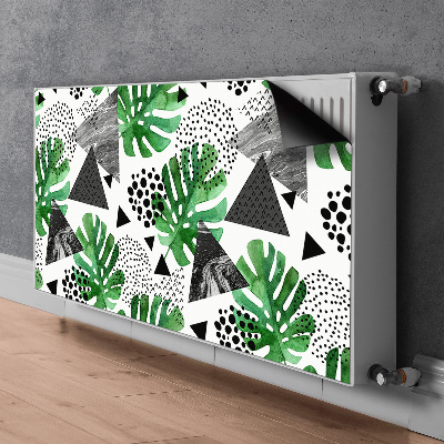 Magnetisk radiatorkåpa Abstrakt djungel