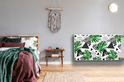 Magnetisk radiatorkåpa Abstrakt djungel