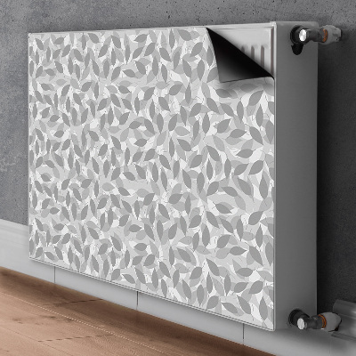 Magnetisk radiatorkåpa Gråa löv
