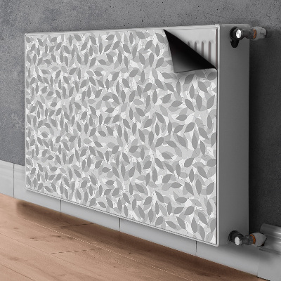 Magnetisk radiatorkåpa Gråa löv