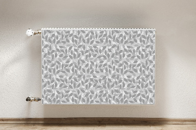 Magnetisk radiatorkåpa Gråa löv