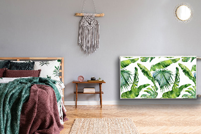 Magnetiskt radiatorskydd Djungellöv