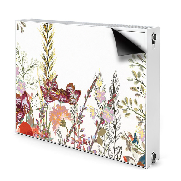 Magnetisk radiatorkåpa Fältblommor