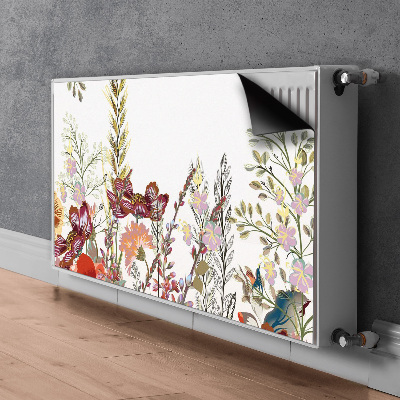 Magnetisk radiatorkåpa Fältblommor