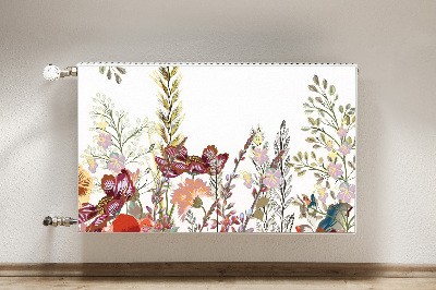 Magnetisk radiatorkåpa Fältblommor