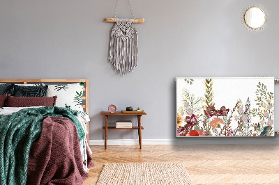Magnetisk radiatorkåpa Fältblommor