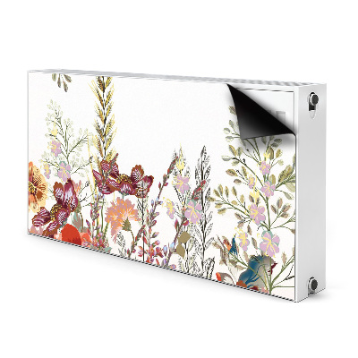 Magnetisk radiatorkåpa Fältblommor