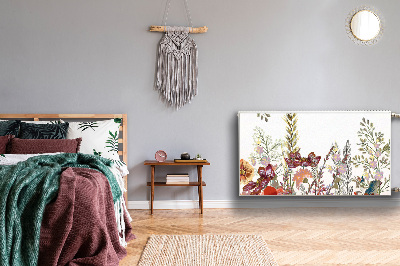 Magnetisk radiatorkåpa Fältblommor