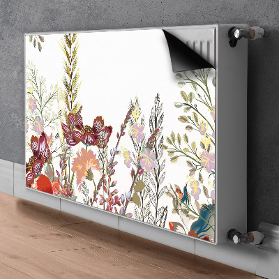 Magnetisk radiatorkåpa Fältblommor