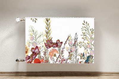 Magnetisk radiatorkåpa Fältblommor