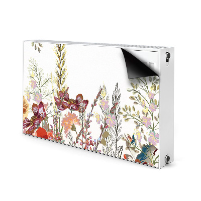 Magnetisk radiatorkåpa Fältblommor