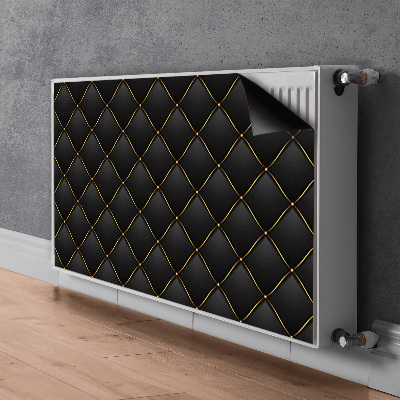 Magnetiskt radiatorskydd Vackert quiltat mönster