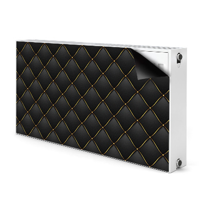 Magnetiskt radiatorskydd Vackert quiltat mönster