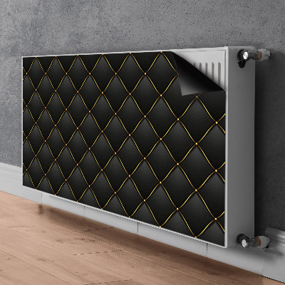 Magnetiskt radiatorskydd Vackert quiltat mönster