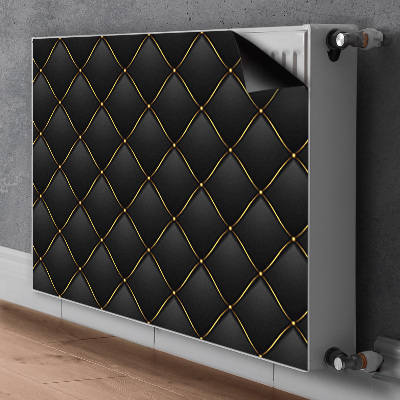 Magnetiskt radiatorskydd Vackert quiltat mönster