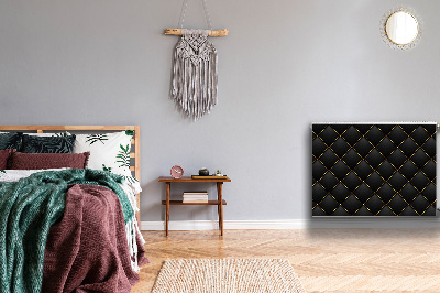 Magnetiskt radiatorskydd Vackert quiltat mönster