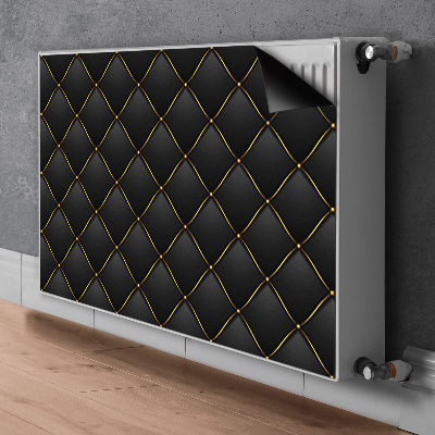 Magnetiskt radiatorskydd Vackert quiltat mönster