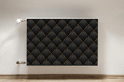 Magnetiskt radiatorskydd Vackert quiltat mönster