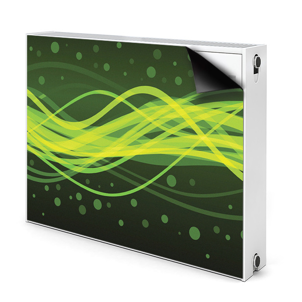 Magnetiskt radiatorskydd Gröna ränder