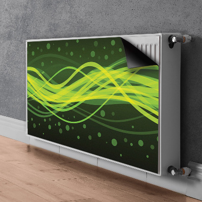 Magnetiskt radiatorskydd Gröna ränder