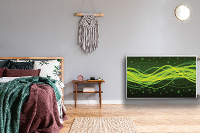 Magnetiskt radiatorskydd Gröna ränder