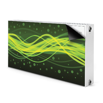 Magnetiskt radiatorskydd Gröna ränder