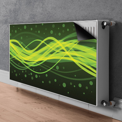 Magnetiskt radiatorskydd Gröna ränder