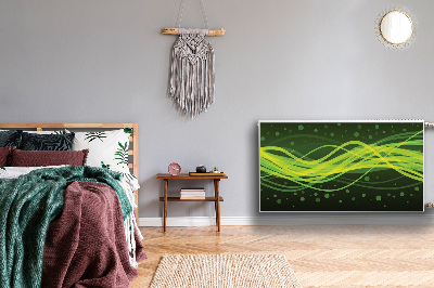 Magnetiskt radiatorskydd Gröna ränder