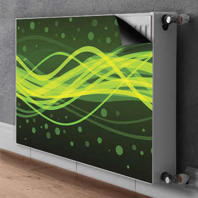 Magnetiskt radiatorskydd Gröna ränder