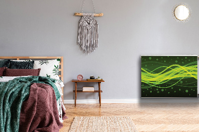 Magnetiskt radiatorskydd Gröna ränder