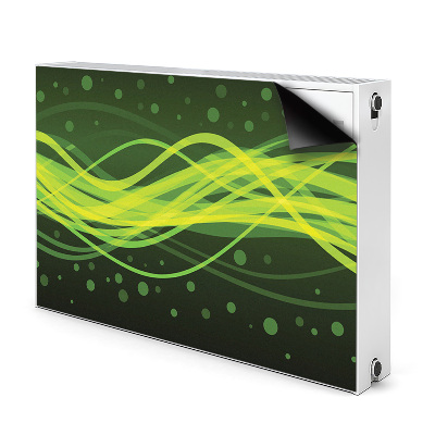 Magnetiskt radiatorskydd Gröna ränder