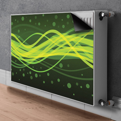 Magnetiskt radiatorskydd Gröna ränder