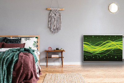 Magnetiskt radiatorskydd Gröna ränder